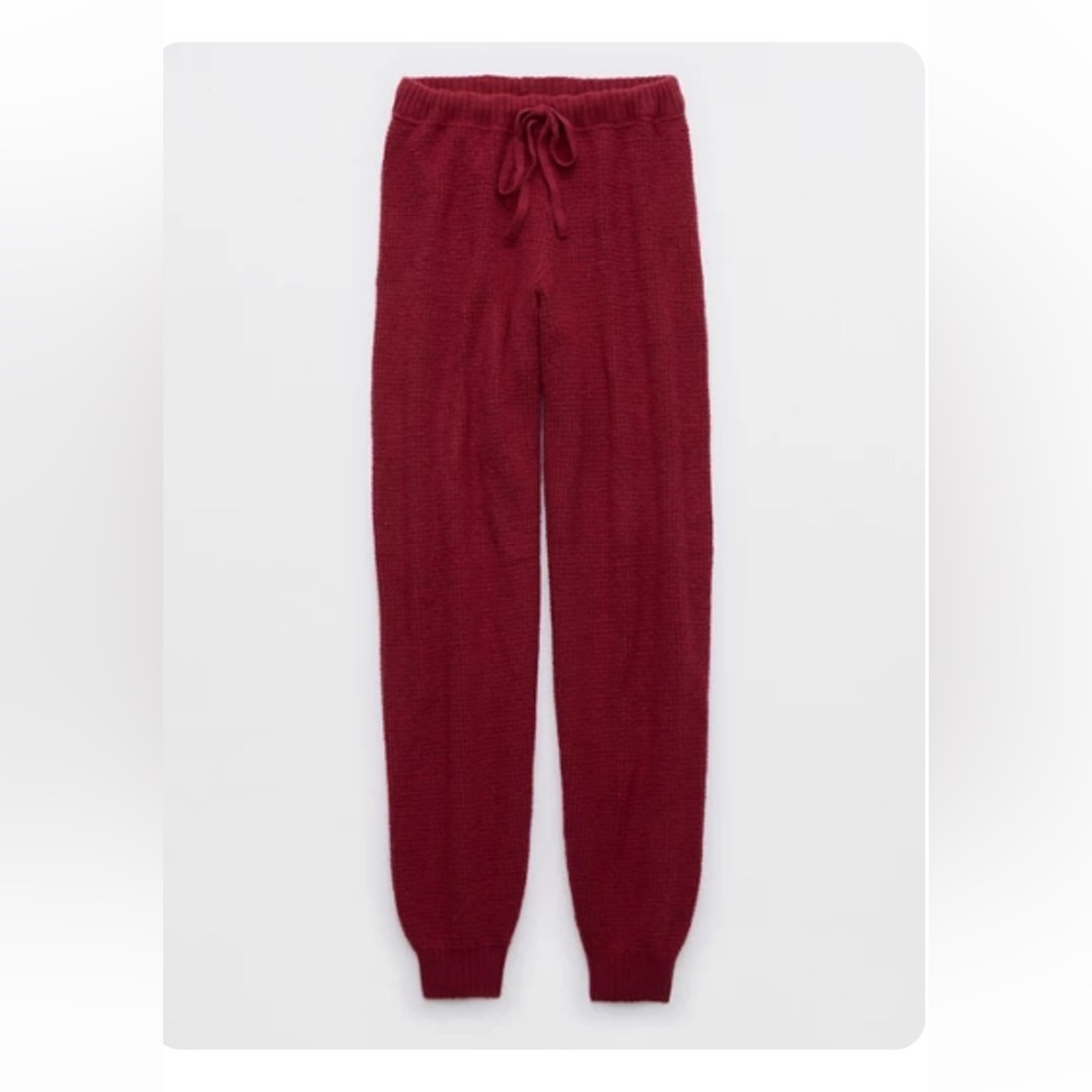Aerie Cozy Up Waffle Jogger - NWT